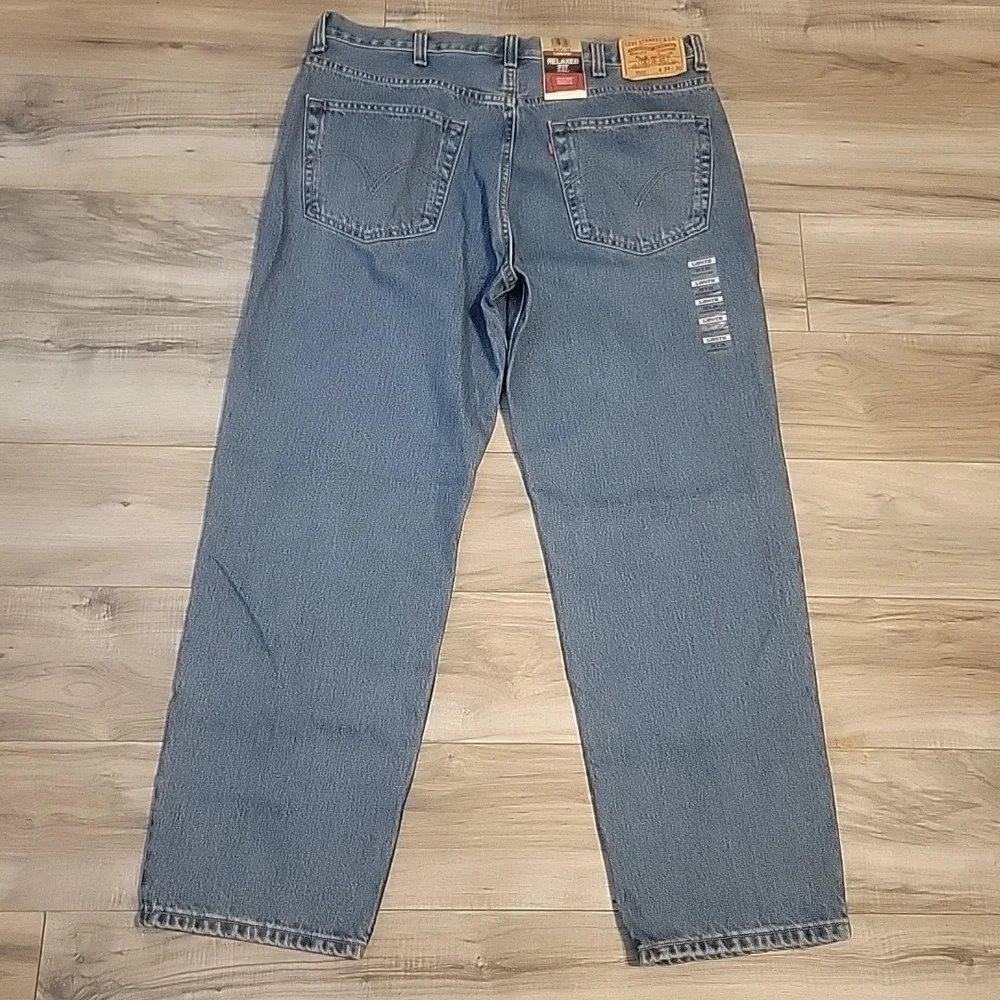Levi's 550 Jeans Mens 38x30 Blue‎ Relaxed Fit Tapered Denim  NEW